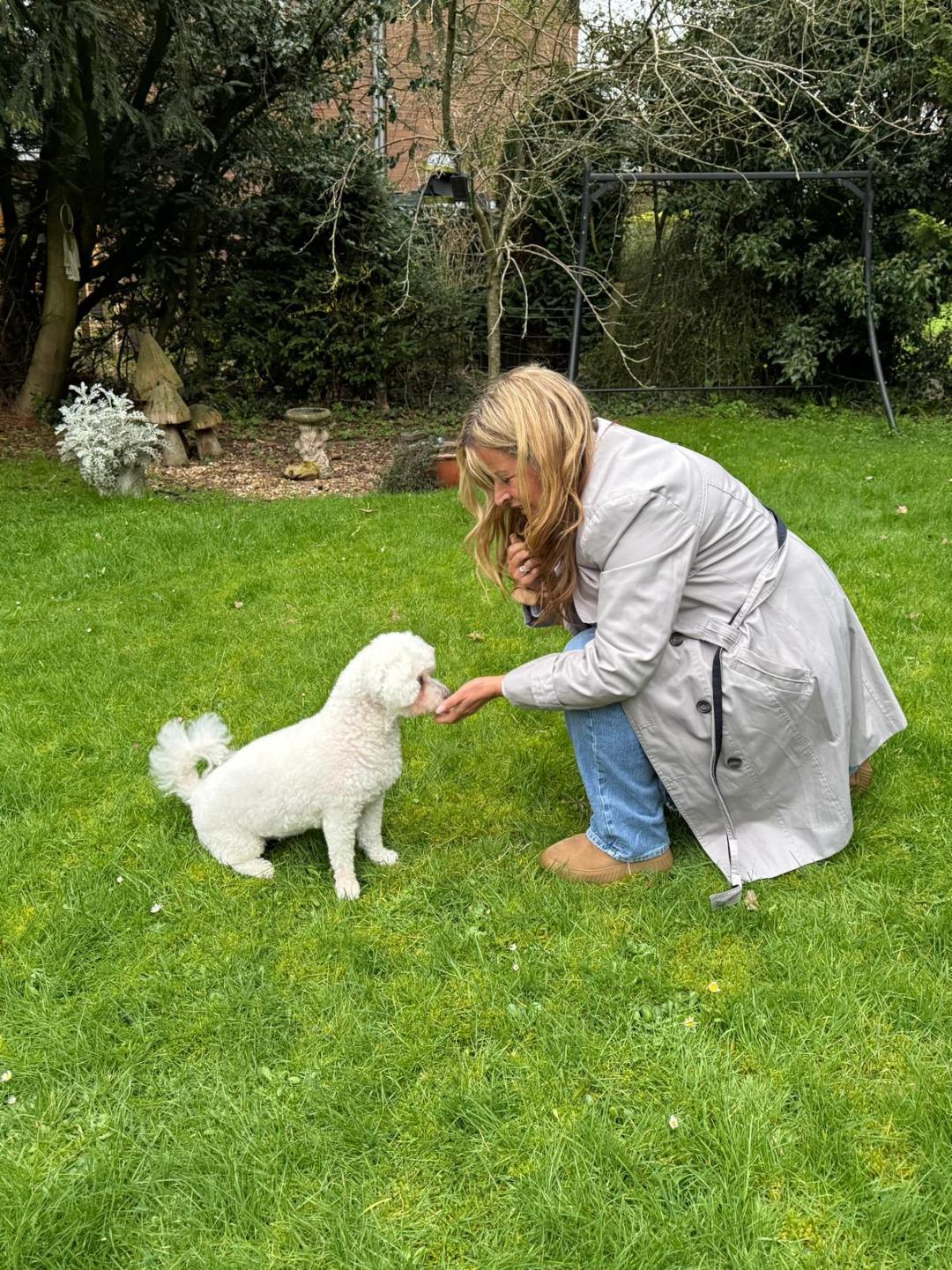 Karie Thomas with Chilli